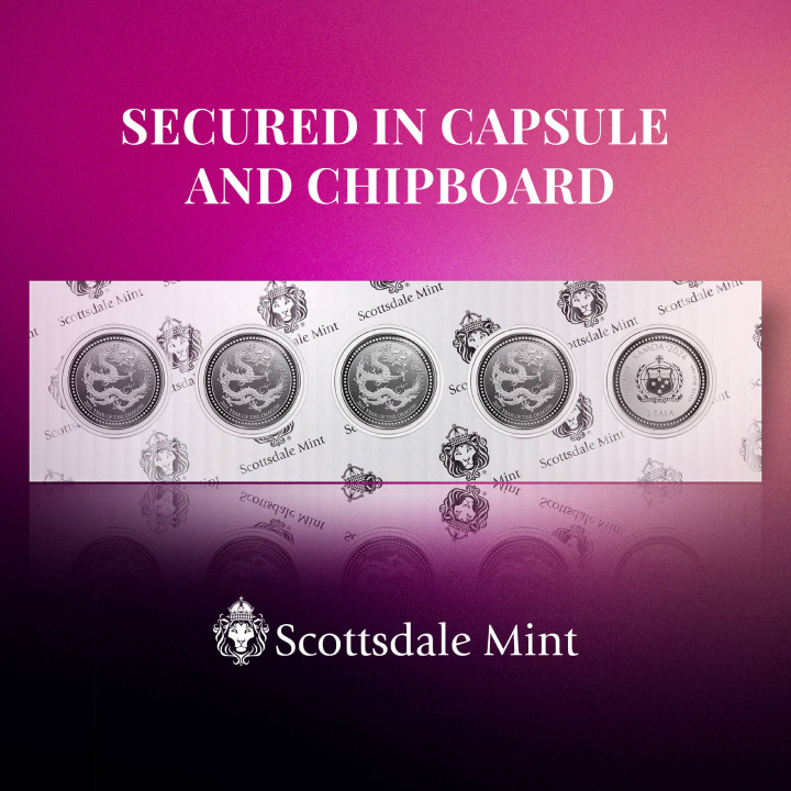 Samoa: Year of the Dragon 1 oz Silver 2024 Prooflike Coin