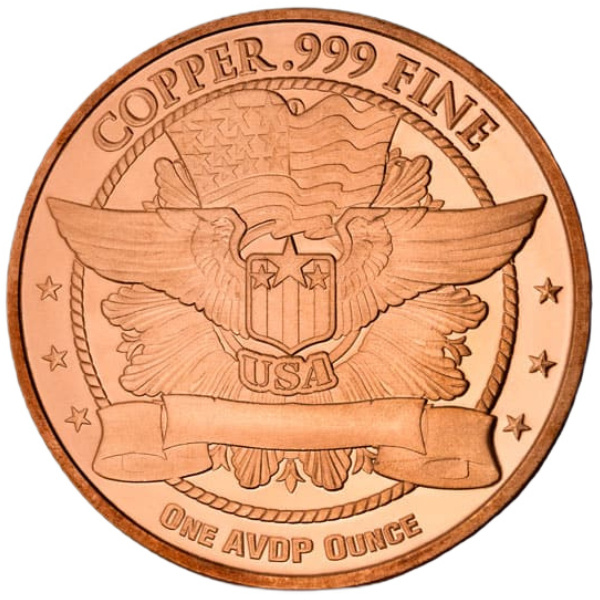 Jefferson Nickel 1 ounce of copper