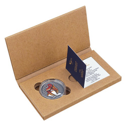 Niue: El Mundo de los Criptidos - Curupira $2 kolorowany Srebro 2023 High Relief Antiqued Coin