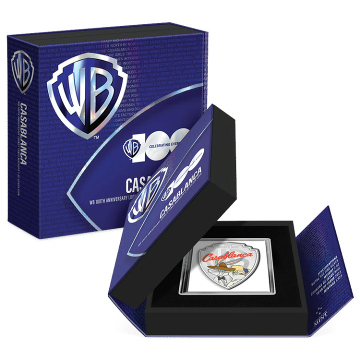 Niue: Looney Tunes Mashups - Casablanca colored 2 oz Silver 2023 Proof