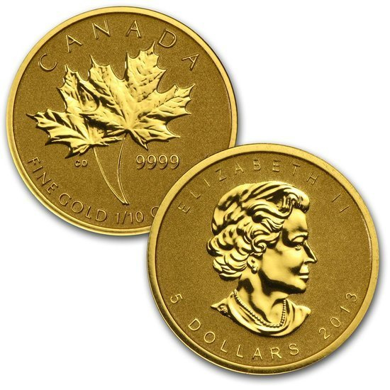 Kanadai juharlevél: 4 érme szett 1,4 uncia arany 2013 Proof