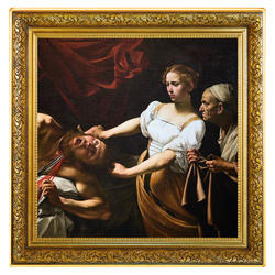 Niue: Caravaggio - Judith Beheading Holofernes coloured 1 oz Silver 2022 Gilded Proof Coin