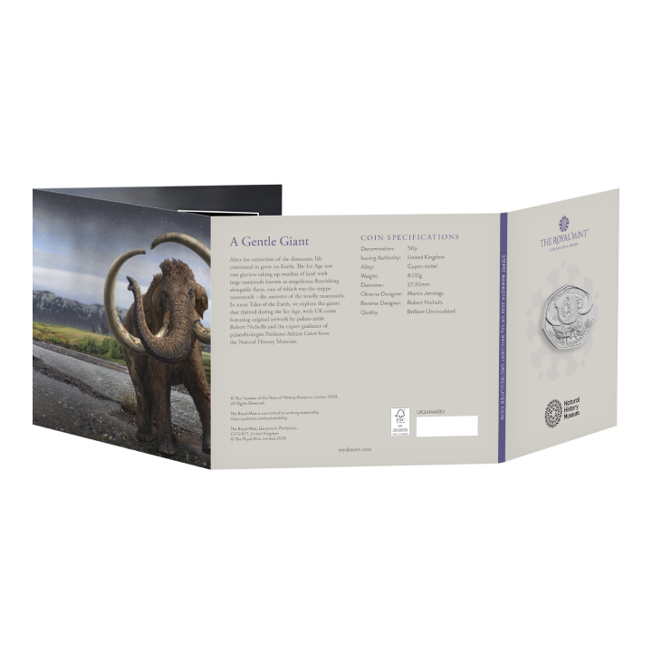 Tales of the Earth - Steppenmammut 50p Kupfernickel 2024