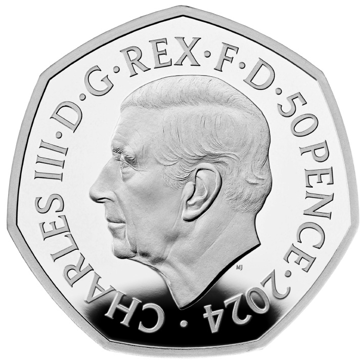 The Gruffalo's Child 2024 kolorowany 50p Srebro 2024 Proof