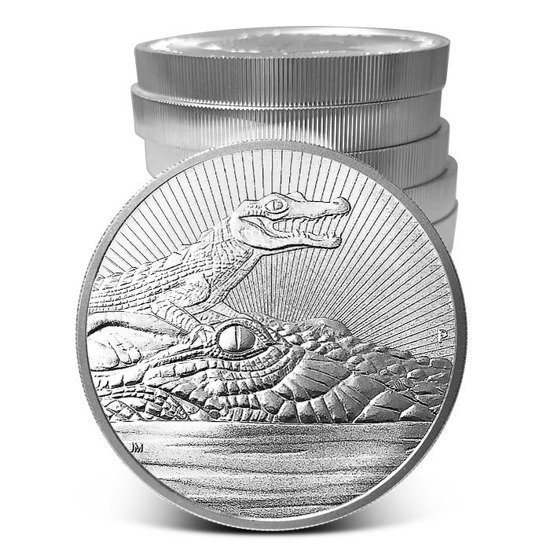 La próxima generación: Cocodrilo 2 oz Plata 2019