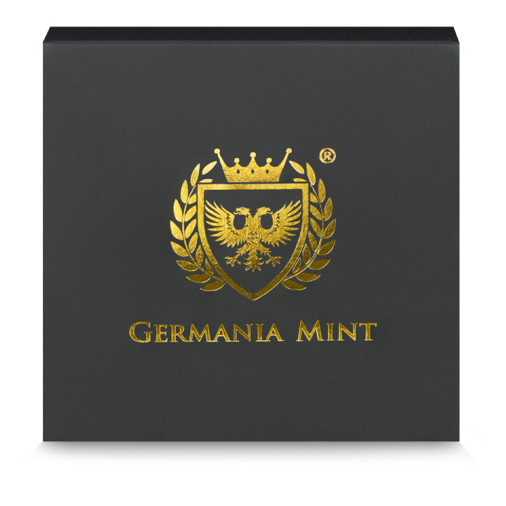 Sztabka Germania Mint: Chicago ANA Edition kolorowany 2 uncje Srebra 2024 Antique Finish