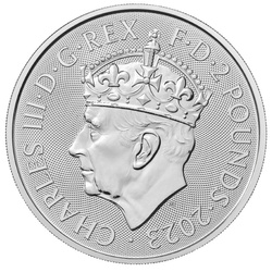 The Coronation of His Majesty King Charles III 1 oz Silber 2023 (Milkspot)