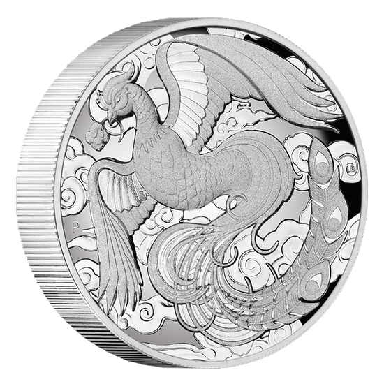 Chinese Myths and Legends: Phoenix 2 oz Silber 2022 Proof High Relief