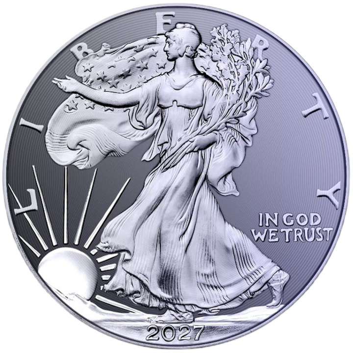 Titanová medaile Americký orel 1 unce titanu 2027