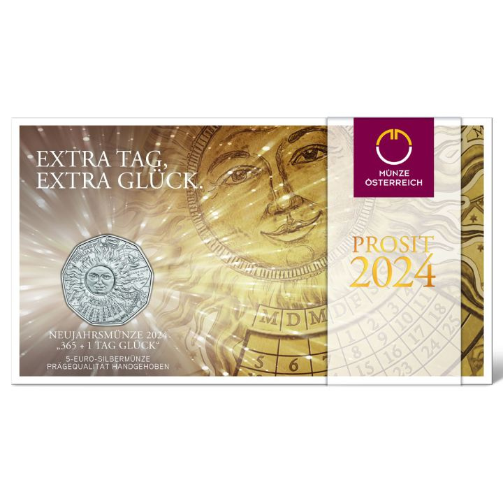 Moneda de Año Nuevo - Lucky Leap 5 Euro Plata 2024
