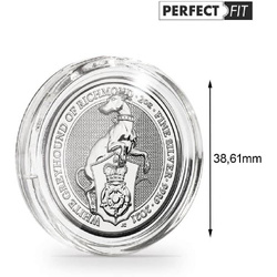 Leuchtturm - Plastikowy kapsel The Queen's Beasts / The Royal Tudor Beasts 2 uncje Srebra Ultra Perfect Fit (10 sztuk)