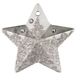 Îles Cook : Décoration de Noël - Ciel étoilé 1 once d'argent 2024 Silk Coin