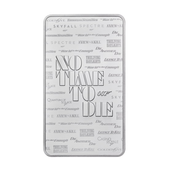 Barra de Plata 007 James Bond 10 oz