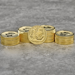 Saint Georges et le dragon 1 once d'or 2024