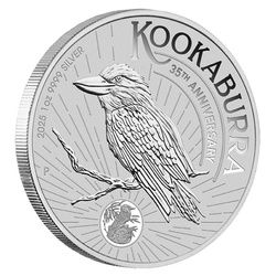 Kookaburra 1 uncia ezüst 2025
