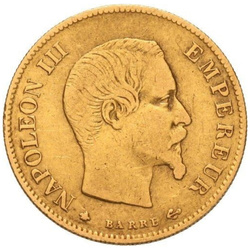 Francja, 10 Franków Napoleon III (Bez Wieńca) Różne Roczniki