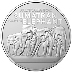 Australia Zoo: Elephant 1 uncja Srebra 2022