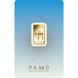 5 grammos Pamp Suisse aranyrudak kereszténység