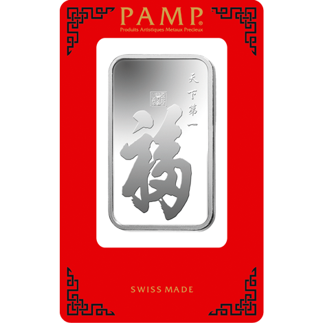 1 oz Silberbarren Pamp True Happiness