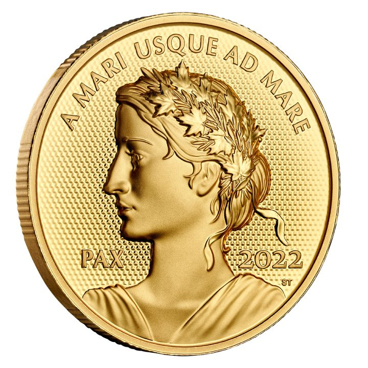 Canada: Peace Dollar 1 oz Gold 2022 Proof Ultra High Relief Coin