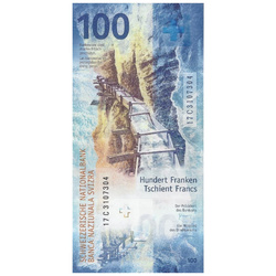 Banconota Svizzera 100 franchi (100 CHF) Circolante