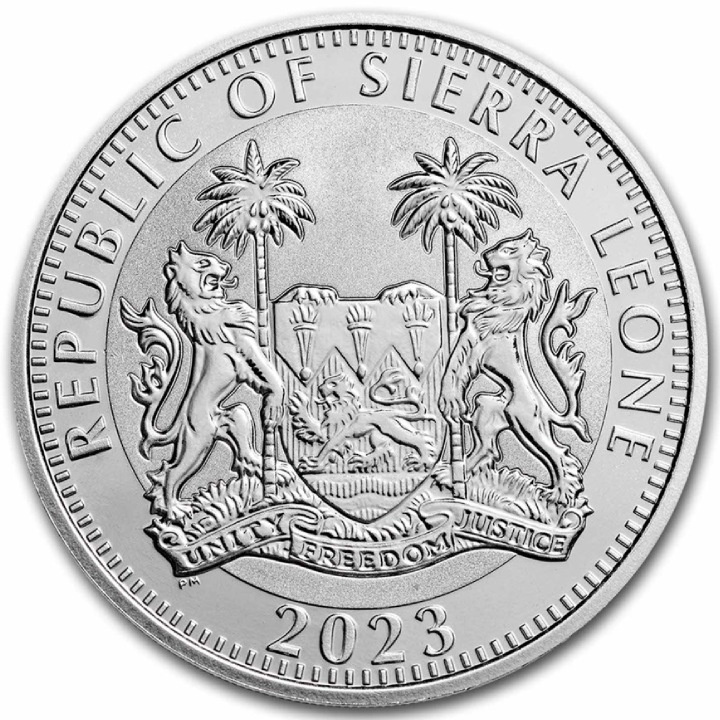 Sierra Leone: Egyptian Gods - Ra 1 uncja Srebra 2023