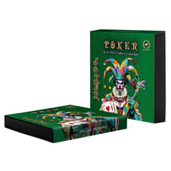 Asturmint: Poker Cards - The Joker coloured 2 oz Silber Bar 2024 Antique Finish