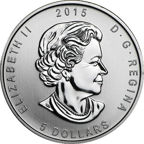 Frailecillo de Virginia 1 oz Plata 2015 (Milk spot)