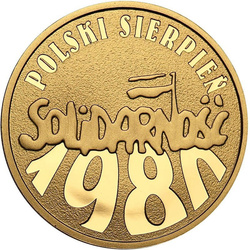 Polish NBP August 1980 30 zł Gold 2010 Proof