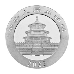Chińska Panda 30 gramów Srebra 2022