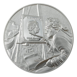 Cook Islands: Masters of Art – Claude Monet kolorowany 2 uncje Srebra 2023 Proof Ultra High Relief
