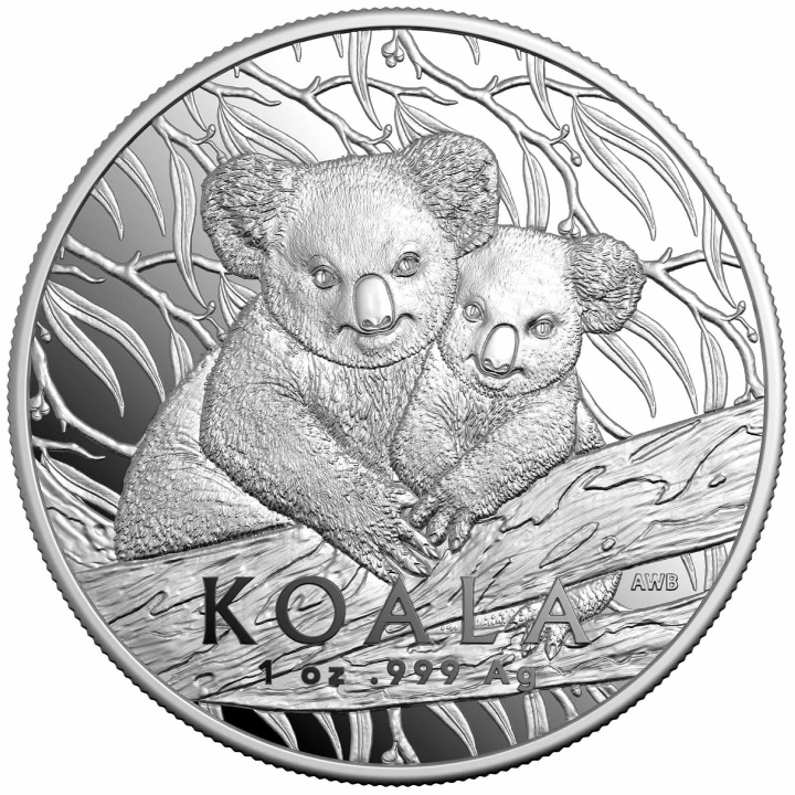 RAM : Koala 1 once d'argent 2025 Proof High Relief