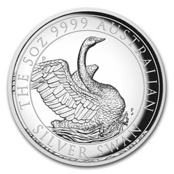Łabędź 5 uncji Srebra 2020 Proof