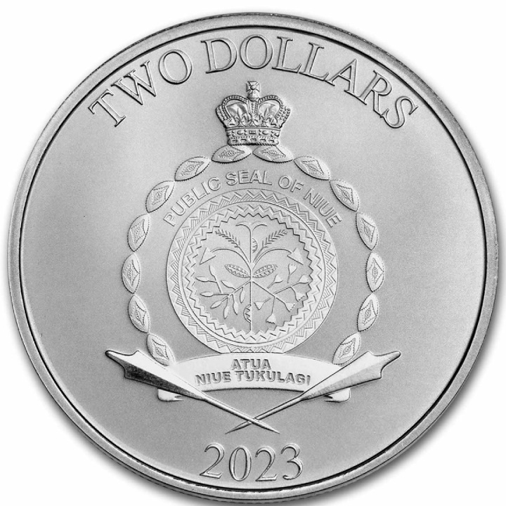 Niue: Heroes of Greek Mythology - Hercules 1 oz Silber 2023