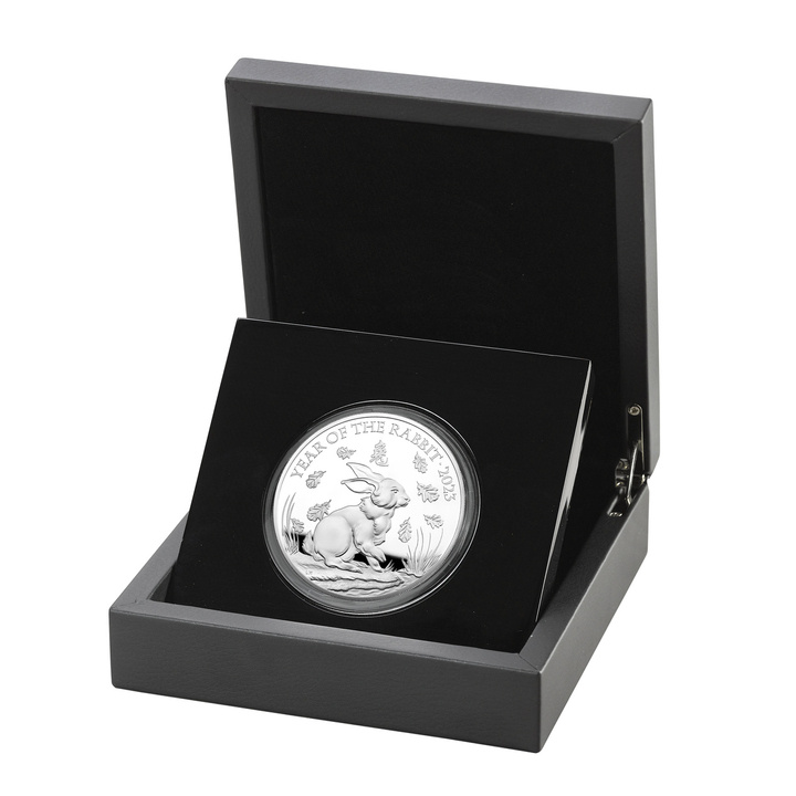 Royal Mint Lunar: Year of the Rabbit 5 oz Silber 2023 Proof