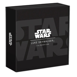 Niue: Star Wars - Luke Skywalker kolorowany 3 uncje Srebra 2023 Proof