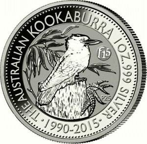 Kookaburra 1 uncia ezüst 2015 Privy F15