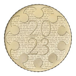 Set di 5 monete Regno Unito Rame-nichel 2023 Premium Proof Commemorative Coin