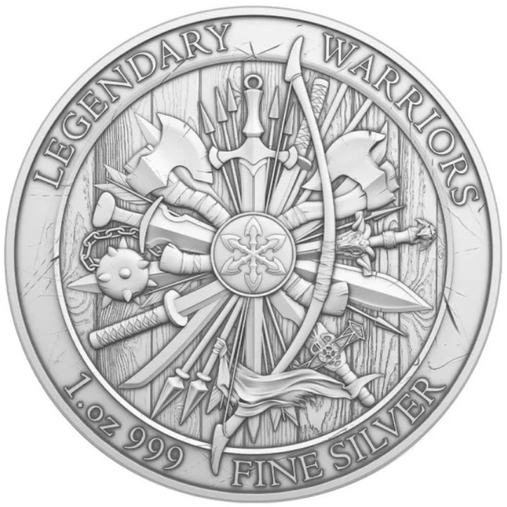 Legendary Warriors: Alexander The Great 1 oz Silver Round