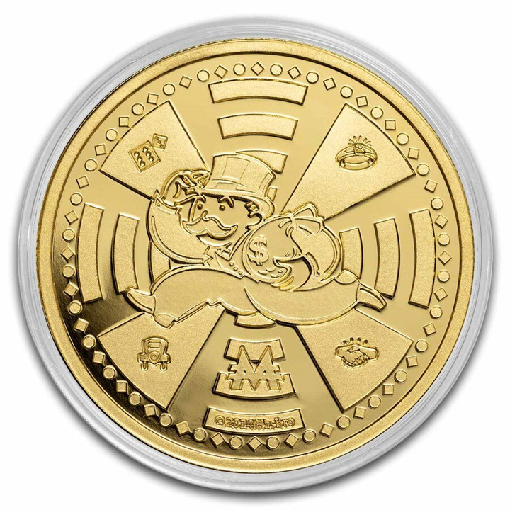 Samoa: Monopoly 1 oz Gold 2024 Coin