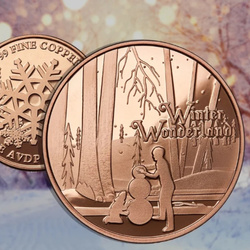 Winter Wonderland 1 ounce of copper