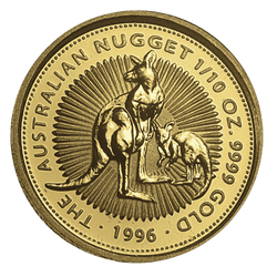 Canguro Australiano – Pepita 1/10 oz Oro 1996