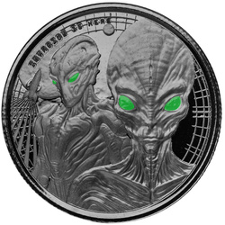 Set of Ghana Alien 4 x 1/2 oz Silver 2023