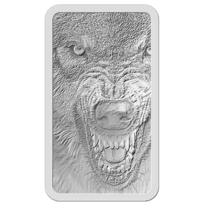 Lingote PAMP Lobo Americano 10 oz Plata