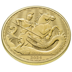 St George and the Dragon 1 oz Gold 2024
