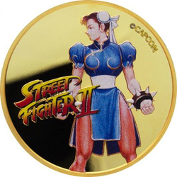 Street Fighter II: Chun Li coloured 30th Anniversary 1 oz Gold 2021
