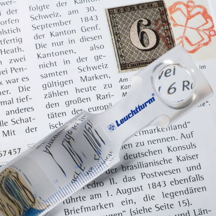 Leuchtturm - Vonalzó alakú nagyító 2,5x nagyítással