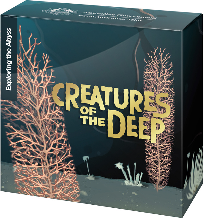 Creatures of the Deep „C“ Mintmark 1/10 unce zlata 2023 Proof