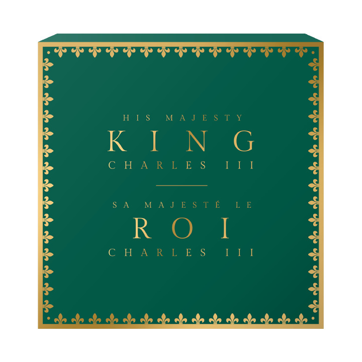 Canadá: Su Majestad el Rey Carlos III's Royal Cypher $200 Złoto 2023 Proof