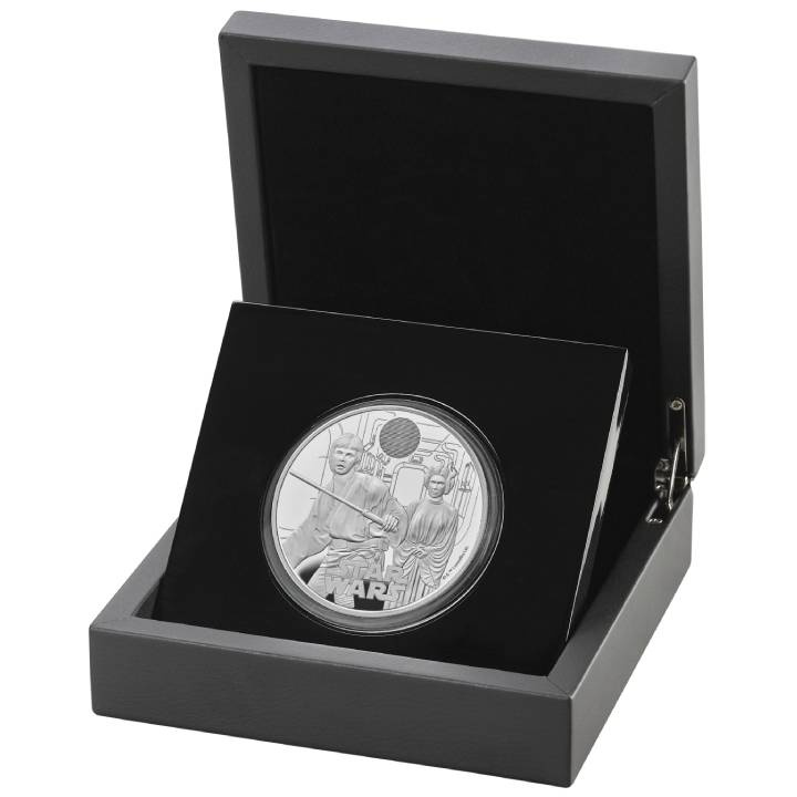 Star Wars Luke Skywalker și Prințesa Leia 5 oz Argint 2023 Proof